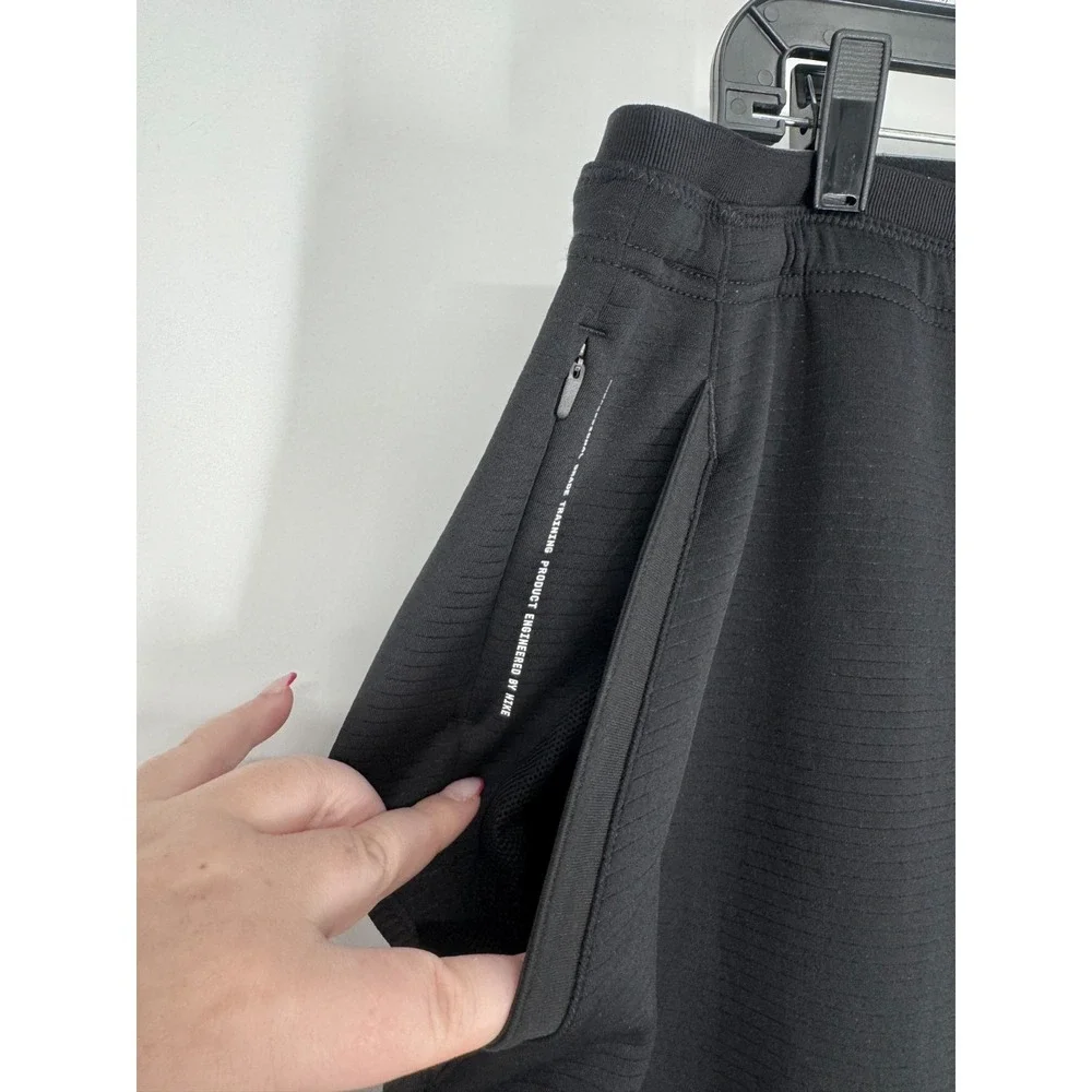 Nike Pro Dri Fit Slim Fit Running Tapered Pants Mens 2XL Training BV5515-010